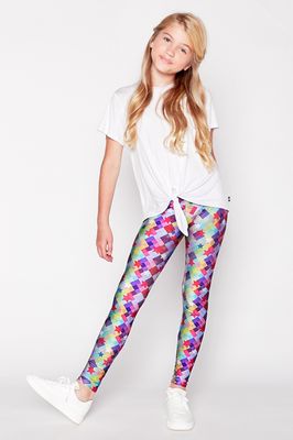 Terez leggings and tie front tee