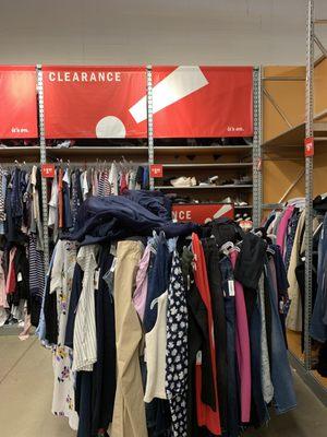 Clearance section