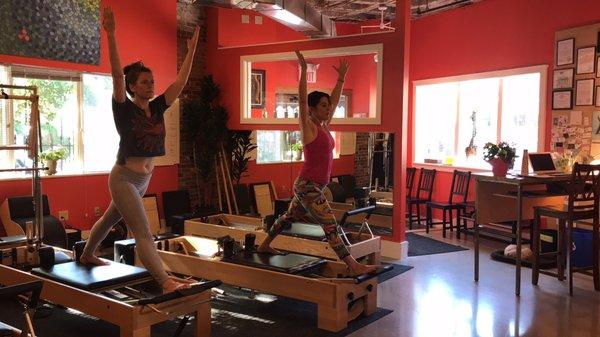 Grande Splits in Advanced Reformer class.