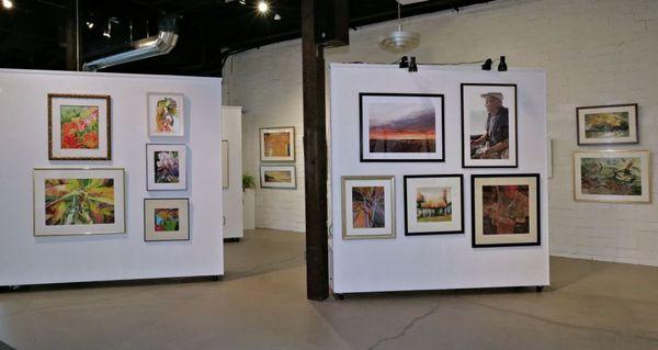 Exhibits rotate on a monthly basis in the gallery.