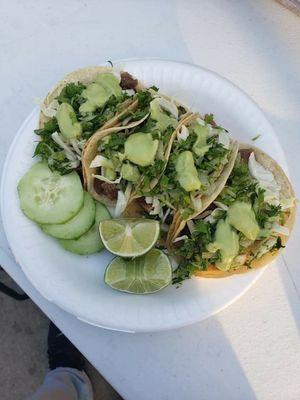 Tacos de asada