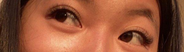 Finished eyelash extensions