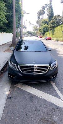 Mercedes S550 Matt black