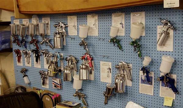 We have a spray gun for every job.