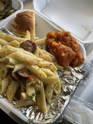 Marci Gras Pasta Candied Yams