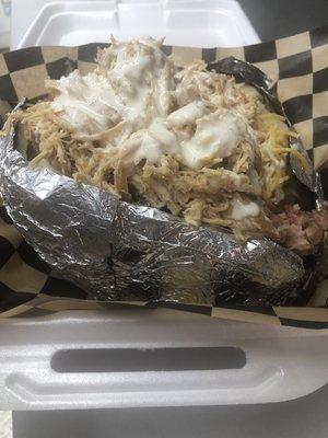 Smoke Chicken potato