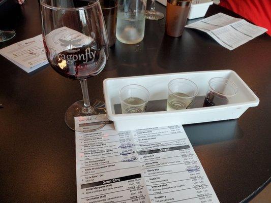 Wine samples