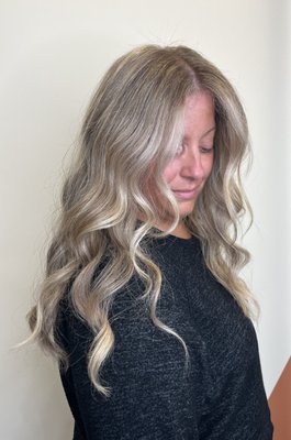 Blonde highlights