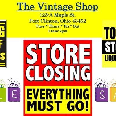 The Vintage Shop 123-A Maple St. 
Port Clinton, Ohio 43452 
OR https://www.thevintageshop123.com