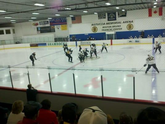 Bruins player development camp scrimmage