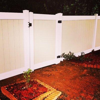 Create Your own private heaven with one of our Vinyl Fences.