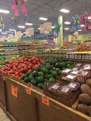 Big produce section