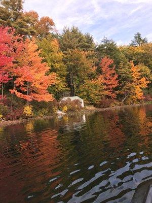 Beautiful views while kayaking