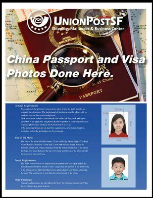 Chinese Visa / Passport Photos