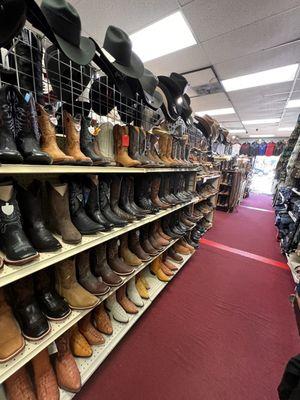 Wide selection of botas