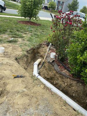 Main sewer lines replace from house to city.