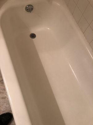 After pic of the same tub