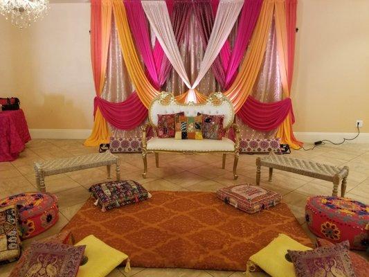 Bay Area Indian Wedding Decorations - Sangeet & Pre-Wedding Decor