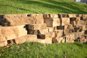 Retaining and decorative stone walls