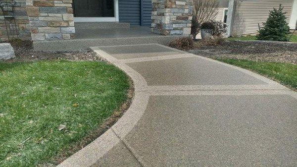 sidewalks/pathways/patios