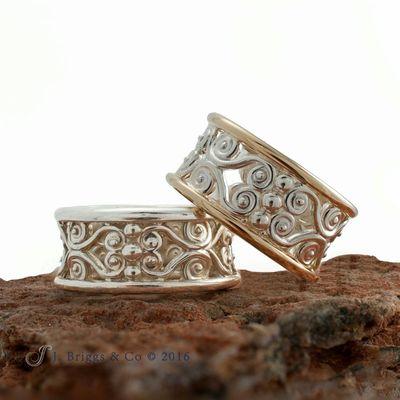 Filigree Wide Band by J Briggs