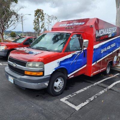 Our branded service vehicles are ready to go anytime HVAC services are needed in Irvine, Mission Viejo & all other Orange County cities.