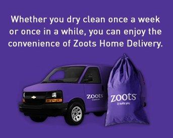 Free pick up & delivery right to your door. Sign up at zoots.com