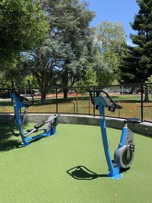 New playground May 2022 - exercise equipment