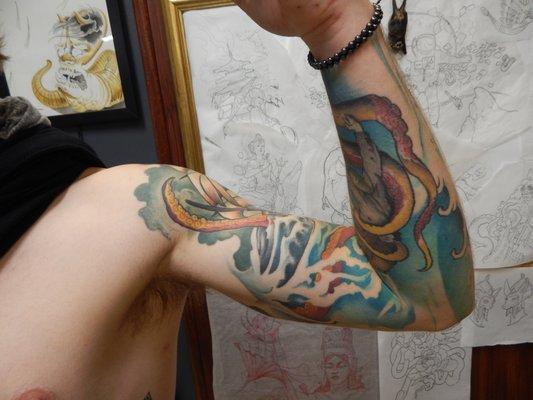 Sleeve work by Adam Montegut