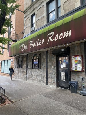 The outside of the Boiler Room bar