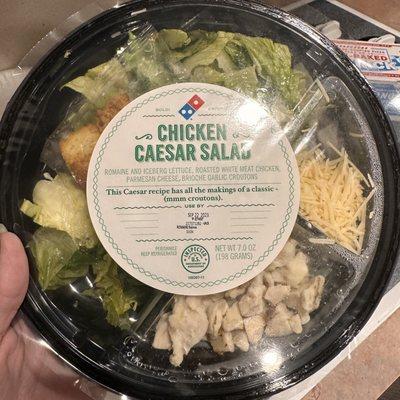 Chicken Caesar salad from Domino's $7.99 (9/23/2023)