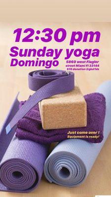 Sunday yoga ‍