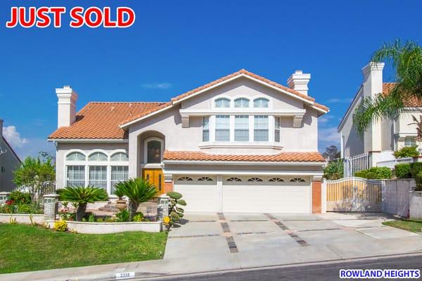 Sold in Rowland Heights