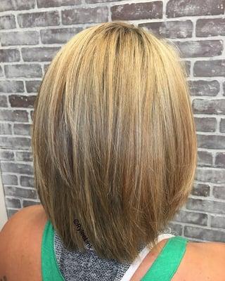 Box black to blonde