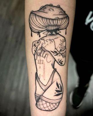 Mushroom head tattoo!