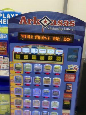 Lottery tickets