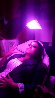 Red light therapy. This is a must so relaxing. No other location is this inviting. Kenner Chateau location.