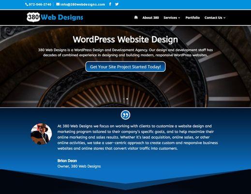 380 Web Designs is a WordPress Website Design, WooCommerce Development, and SEO Agency.