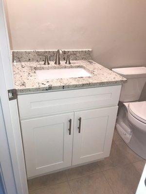 24" White Shaker Vanity