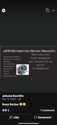 JCM auto repair