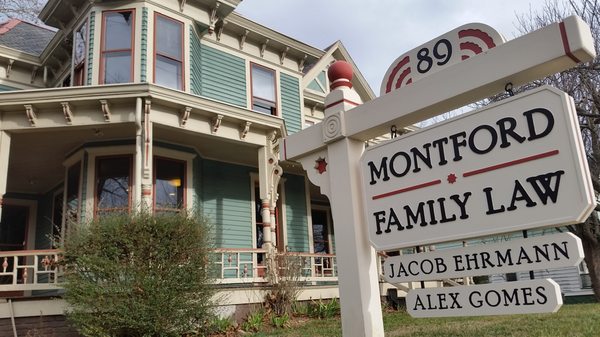 Our office is located on Montford Avenue, diagonally across from All Day Darling (formerly Tod's Tasties.)