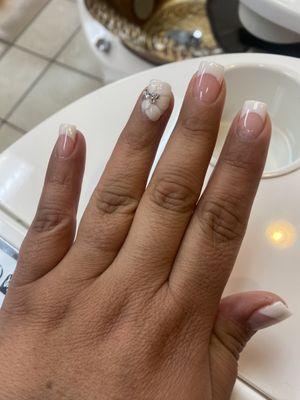 Vivian did an amazing job with my short nails for my wedding day!  I love them.