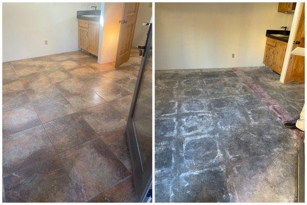 Floor Tile Removal in Phoenix, AZ