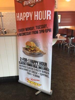 Great deal during the happy hour