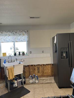 kitchen in the beginning