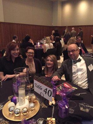 Crew at the Union County Chamber's Gala - nominated for Excellence in Small Business Award!