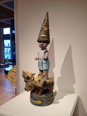 Columbus, OH sculpture Juliellen Byrne. Gallery View of "Go Figure." Curated by Charles McWeeny. Jan. 28-March 23, 2016.