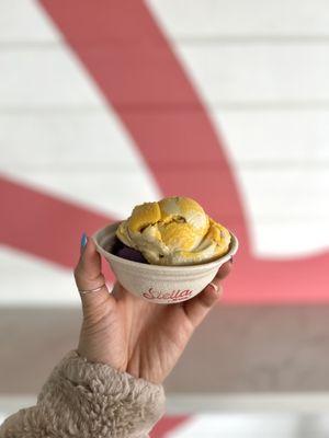 Mango Sticky Rice and Ube Pandesal