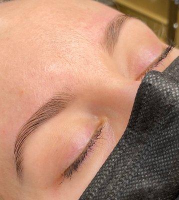 Brow tint & threading