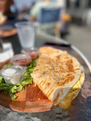 Breakfast quesadilla